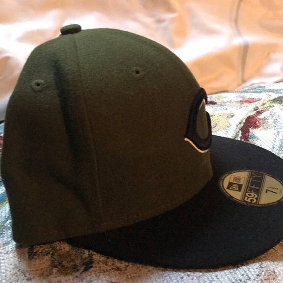 Olive green Cincinnati Reds hat - Picture 3 of 3